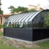 Serre Adossée Ancienne En Aluminium Et Verre Trempé 4mm Versailles 380x280m -Outils De Jardinage serre ancienne en aluminium et verre trempe 4mm versailles 380x280 2