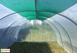 Serre De Jardin Tunnel En Acier Et Polyéthylène Cabriolet – 6 X 3,70 M -Outils De Jardinage serre cabriolet acier tonneau