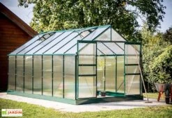 Serre De Jardin Polycarbonate 10,37m² Avec Base + 4 Lucarnes -Outils De Jardinage serre de jardin polycarbonate 10 37m avec base 4 lucarnes 3