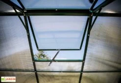 Serre De Jardin Polycarbonate 10,37m² Avec Base + 4 Lucarnes -Outils De Jardinage serre de jardin polycarbonate 10 37m avec base 4 lucarnes 6