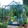 Serre De Jardin En Verre Trempé Lams 8,1 M² - Laurus Verte