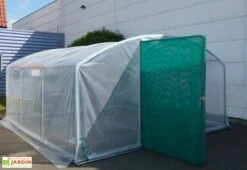 Serre Tunnel Tonneau En Polyéthylène 36 M² - 4 Saisons Plus 9 X 4 M -Outils De Jardinage serre jardin 4 saisons plus 600 2 1