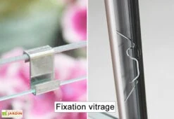 Serre De Jardin Adossée En Verre Lams 1,7 M² - Melissa Anthracite -Outils De Jardinage serre jardin adossee aluminium anthracite verre trempe melissa ida lams 2 1