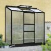 Halls Serre De Jardin Adossée En Polycarbonate Atlan 3 – 1,3 M² -Outils De Jardinage serre jardin adossee polycarbonate