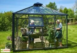 Jardin D’Hiver Verre Trempé Alu Anthracite 13 M² – Juliana Grand Oase 12 Jardin D’Hiver Verre Trempé Alu Anthracite 13 M² – Juliana Grand Oase -Outils De Jardinage serre jardin aluminium anthracite verre trempe juliana grand oase 8