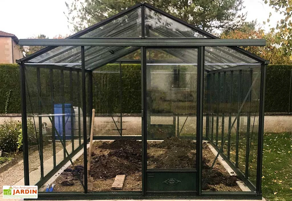 Serre De Jardin En Aluminium Et Verre Trempé Essentia 16,4 M² 6 Serre De Jardin En Aluminium Et Verre Trempé Essentia 16,4 M² – Image 4