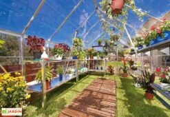 Serre De Jardin En Aluminium Et Polycarbonate Octave 9 M² -Outils De Jardinage serre jardin aluminium polycarbonate octave 9 m 4