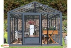 Serre De Jardin En Aluminium Et Verre Trempé Supra 16,7 M² -Outils De Jardinage serre jardin aluminium supra 530x315 cm 2