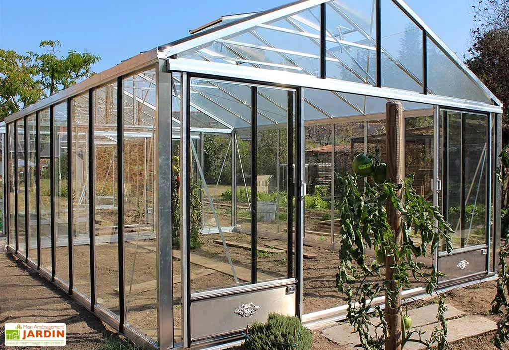 Serre De Jardin En Aluminium Et Verre Trempé Supra 27,8 M² 7 Serre De Jardin En Aluminium Et Verre Trempé Supra 27,8 M² – Image 5