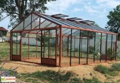 Serre De Jardin En Aluminium Et Verre Trempé Supra 27,8 M² 13 Serre De Jardin En Aluminium Et Verre Trempé Supra 27,8 M² -Outils De Jardinage serre jardin aluminium supra 604x460 cm 5