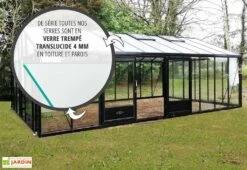 Serre De Jardin En Aluminium Et Verre Trempé Supra 34,7 M² -Outils De Jardinage serre jardin aluminium supra 753x460 cm 1