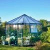 Serre De Jardin En Aluminium, Verre Et Polycarbonate Halls Atrium 9 M² 2 Serre De Jardin En Aluminium, Verre Et Polycarbonate Halls Atrium 9 M² -Outils De Jardinage serre jardin aluminium verre polycarbonate halls atrium 9m 6