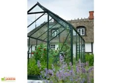 Halls Serre De Jardin En Aluminium Et Verre Popular 66 (3,8 M²) -Outils De Jardinage serre jardin aluminium verre popular 66 38m