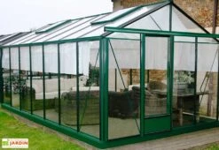 Serre De Jardin En Aluminium Et Verre Trempé Essentia 16,4 M²