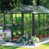 Serre De Jardin En Aluminium Et Verre Trempé Essentia 9 M² -Outils De Jardinage serre jardin aluminium verre trempe essentia 9m 3 1
