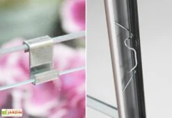 Serre De Jardin En Alu Et Verre Trempé Lams 12,9 M² - Laurus Vert -Outils De Jardinage serre jardin aluminium verre trempe laurus lams 13m2 2 1