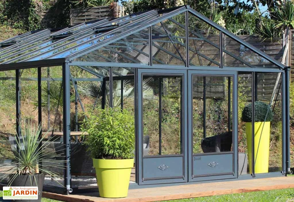 Serre De Jardin En Aluminium Et Verre Trempé Supra 27,8 M² 3 Serre De Jardin En Aluminium Et Verre Trempé Supra 27,8 M²