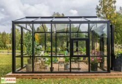 Serre De Jardin En Bois Et Verre Trempé – Myosotis 12 Serre De Jardin En Bois Et Verre Trempé – Myosotis -Outils De Jardinage serre jardin bois verre trempe stali 9m2