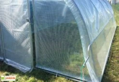 Serre De Jardin Tunnel En Acier Et Polyéthylène Cabriolet – 6 X 3,70 M -Outils De Jardinage serre jardin cabriolet