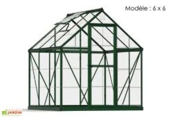 Serre De Jardin Polycarbonate Harmony Palram - Canopia Verte 11 Serre De Jardin Polycarbonate Harmony Palram - Canopia Verte -Outils De Jardinage serre jardin palram canopia harmony green 6x6 1