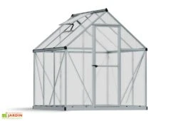 Serre De Jardin Grise Polycarbonate Aluminium 2 X 2 M – Mythos 6x6 9 Serre De Jardin Grise Polycarbonate Aluminium 2 X 2 M – Mythos 6x6 -Outils De Jardinage serre jardin palram canopia mythos 6x6 1