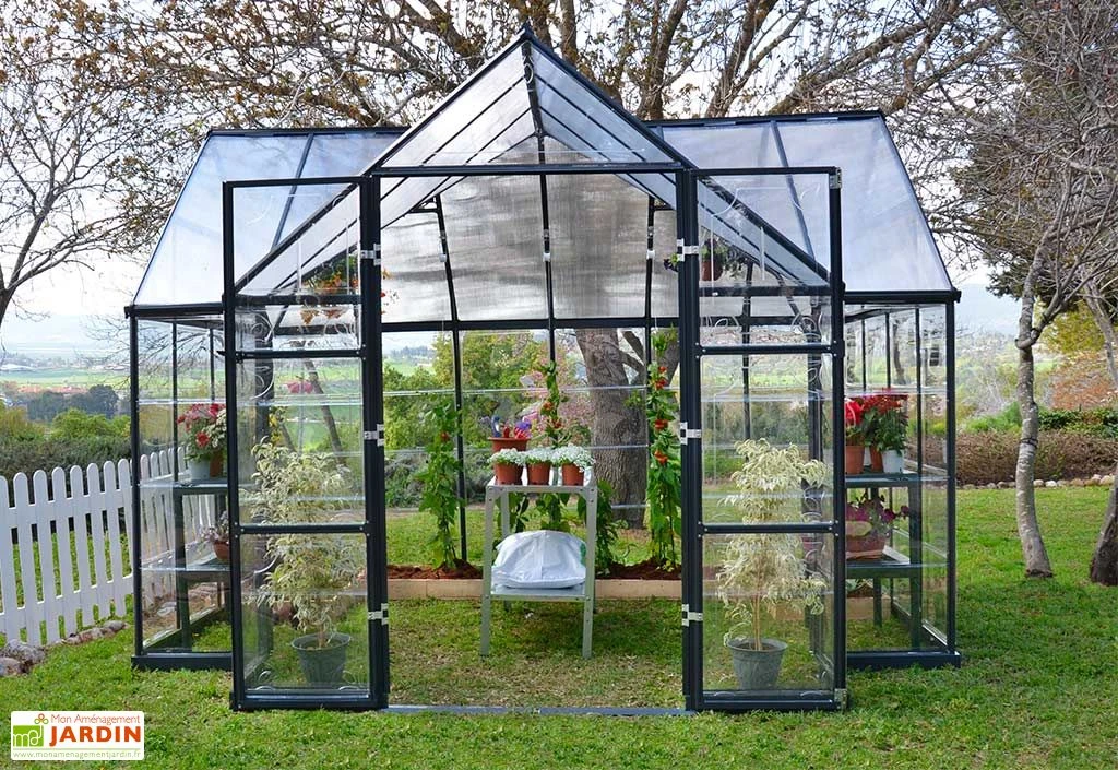 Serre De Jardin Polycarbonate Et Aluminium Victory Orangerie - 11 M² 3 Serre De Jardin Polycarbonate Et Aluminium Victory Orangerie - 11 M²