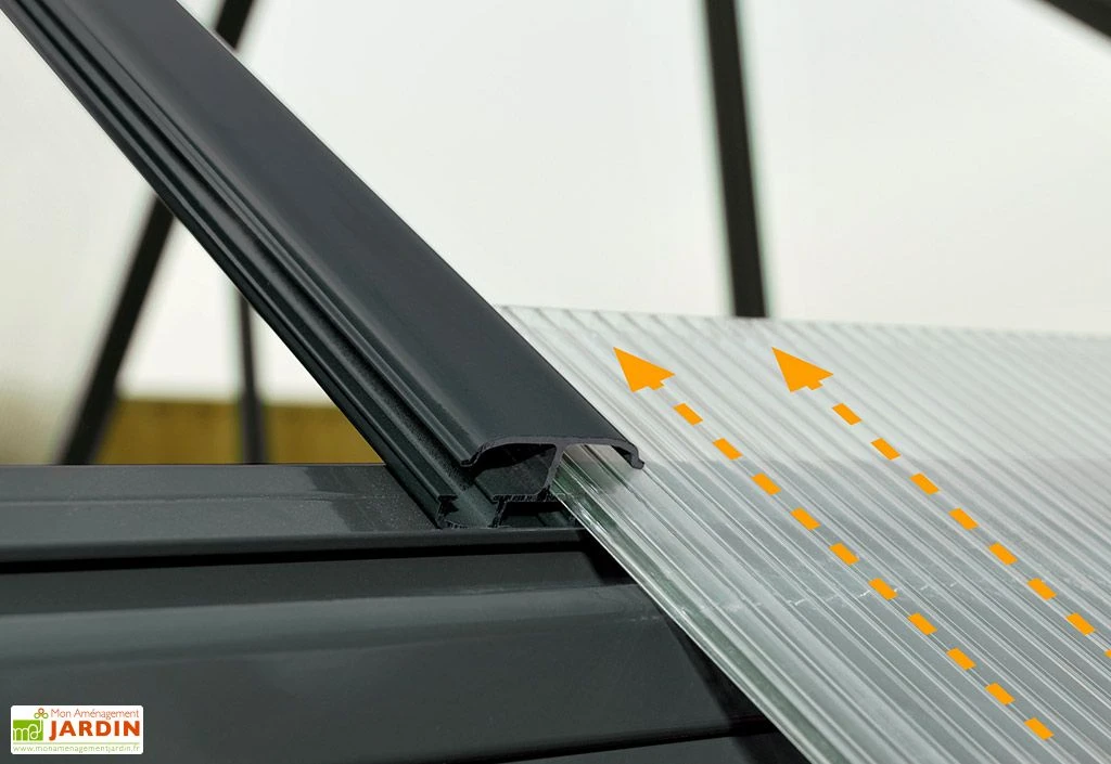 Serre De Jardin Polycarbonate Et Aluminium Victory Orangerie - 11 M² 8 Serre De Jardin Polycarbonate Et Aluminium Victory Orangerie - 11 M² – Image 6