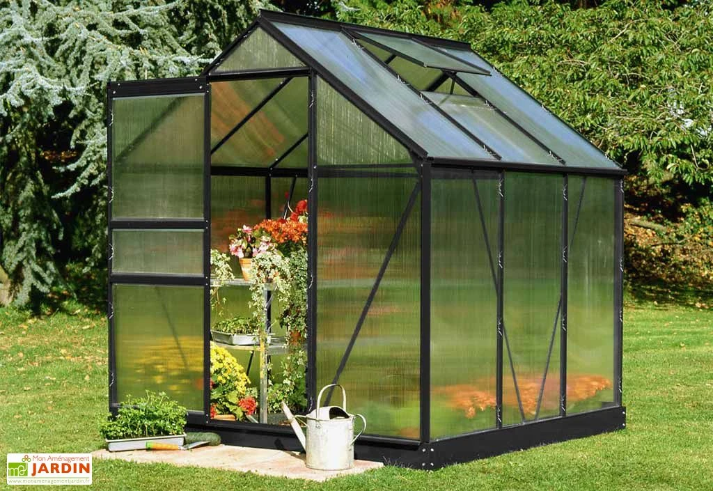 Halls Serre De Jardin En Aluminium Et Polycarbonate Popular 66 - 3,8 M² 3 Halls Serre De Jardin En Aluminium Et Polycarbonate Popular 66 - 3,8 M²