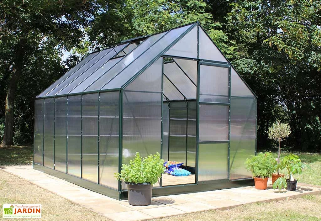 Halls Serre De Jardin En Aluminium Et Polycarbonate Universal 128 – 9,9 M² 5 Halls Serre De Jardin En Aluminium Et Polycarbonate Universal 128 – 9,9 M² – Image 3
