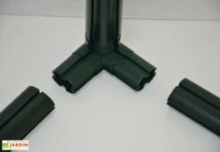 Serre De Jardin Polycarbonate Et PVC 10 M² – Grand Gardener 8x12 -Outils De Jardinage serre jardin pvc vert polycarbonate transparent grand gardener 2