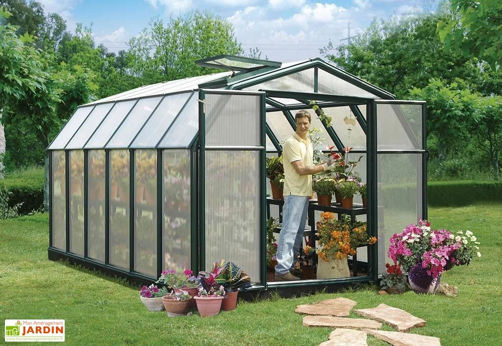 Serre De Jardin Polycarbonate Et PVC 4 X 2,5 M – Hobby Gardener 8x12 3 Serre De Jardin Polycarbonate Et PVC 4 X 2,5 M – Hobby Gardener 8x12