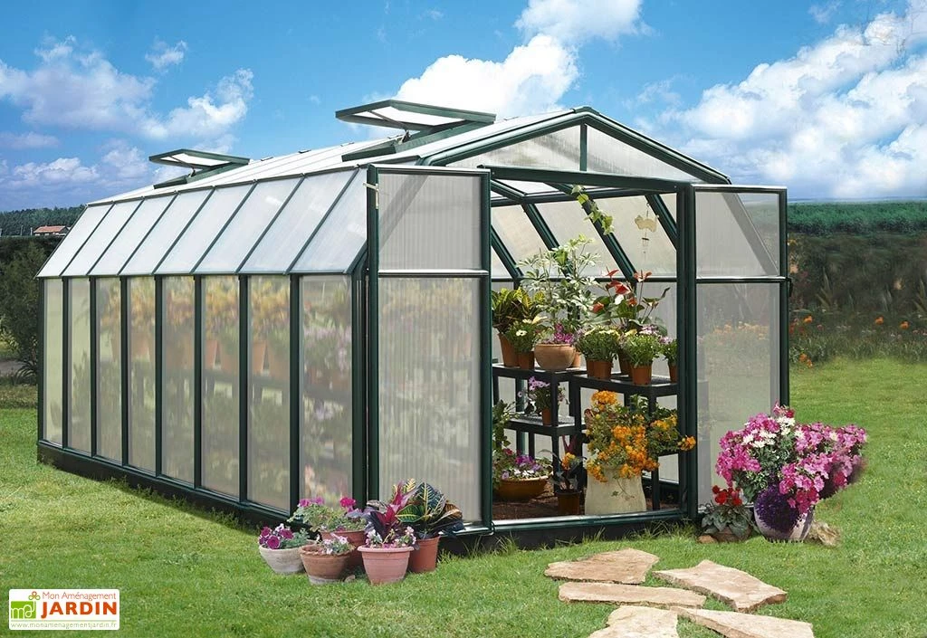 Serre De Jardin Polycarbonate Et PVC 5 X 2,5 M – Hobby Gardener 8x16 3 Serre De Jardin Polycarbonate Et PVC 5 X 2,5 M – Hobby Gardener 8x16