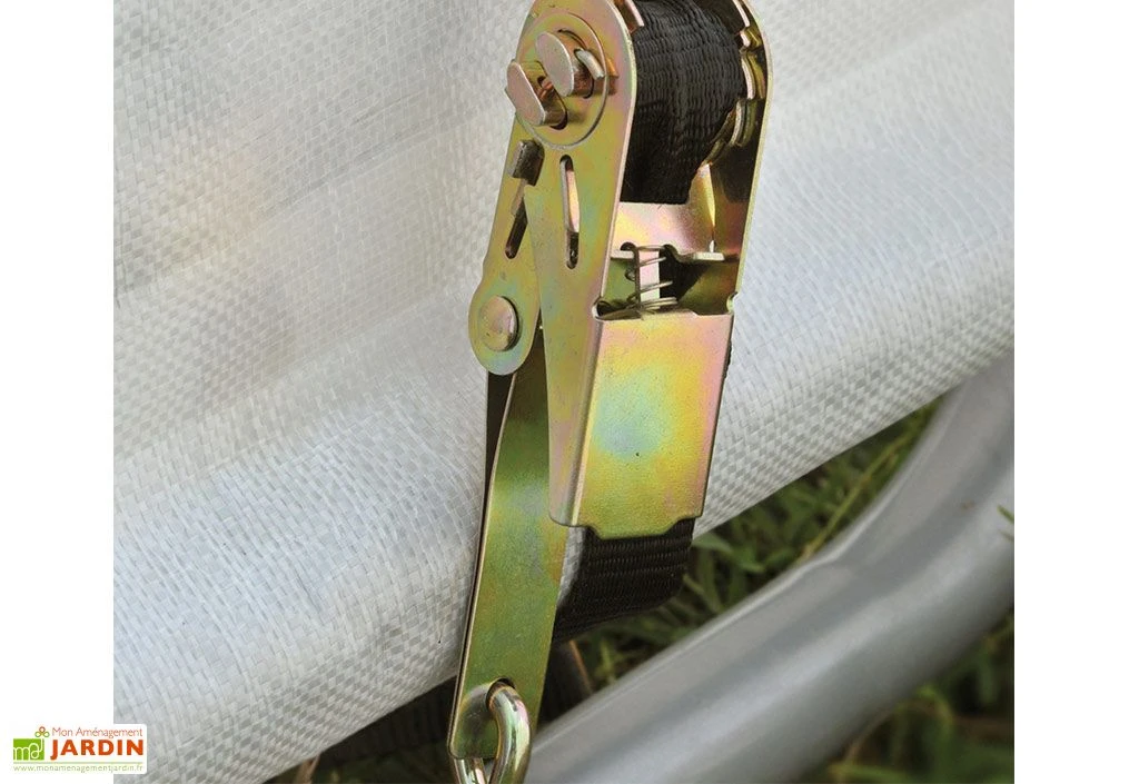 Serre De Jardin Souple Avec Aérations En Polyéthylène Et Acier 3 M² 5 Serre De Jardin Souple Avec Aérations En Polyéthylène Et Acier 3 M² – Image 3