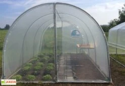 Serre Tunnel Tonneau Polyéthylène 13,5 M² - Essentielle 4,5 X 3 M -Outils De Jardinage serre jardin tunnel essentielle tonneau 1