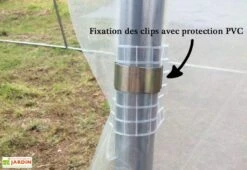 Serre Tunnel Tonneau En Polyéthylène 18 M² - Essentielle 6 X 3 M -Outils De Jardinage serre jardin tunnel essentielle tonneau 7 1