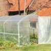Serre Tunnel Tonneau En Polyéthylène 36 M² - 4 Saisons 12 X 3 M