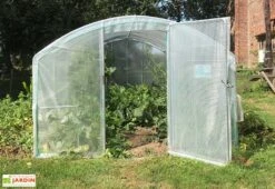 Serre Tunnel Tonneau En Polyéthylène 36 M² - 4 Saisons 12 X 3 M -Outils De Jardinage serre jardin tunnel polyethylene tonneau 4 saisons 3m 1 6