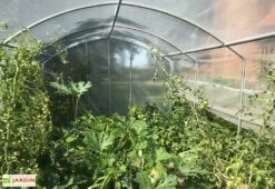 Serre Tunnel Tonneau En Polyéthylène 22,5 M² - 4 Saisons 7,5 X 3 M -Outils De Jardinage serre jardin tunnel polyethylene tonneau 4 saisons 3m 3
