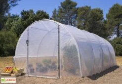 Bâche De Pignon Arrière Pour Serre De Jardin Tunnel Richel 3x3 Pied Droit -Outils De Jardinage serre jardin tunnel richel 3x3m pied droit 1porte 1