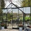 Halls Serre De Jardin En Aluminium Et Verre Trempé Garden Room 12,9 M² -Outils De Jardinage serre jardin verre garden room black