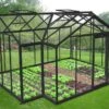 Serre De Jardin Orangerie 15,79 M² -Outils De Jardinage serre jardin verre trempe 16m2