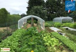 Serre à Tomate En Acier Et Polyéthylène Tonneau -Outils De Jardinage serre tomate cabriolet