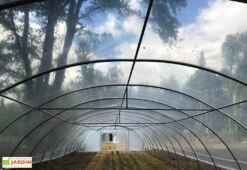 Serre Tunnel En Acier Et Polyéthylène Normandie – Largeur 6,50 M -Outils De Jardinage serre tunnel acier polyethylene normandie largeur 650m 1