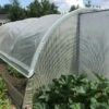 Serre Tunnel Tonneau En Polyéthylène 22 M² - Mini 6 X 3,7 M -Outils De Jardinage serre tunnel mini tonneau polyethylene 6m