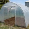 Serre Tunnel Richel En Polyéthylène 2 X 180 µ - 1 Porte Zippée (9 M²) -Outils De Jardinage serre tunnel richel polyethylene 1 porte 9 m2
