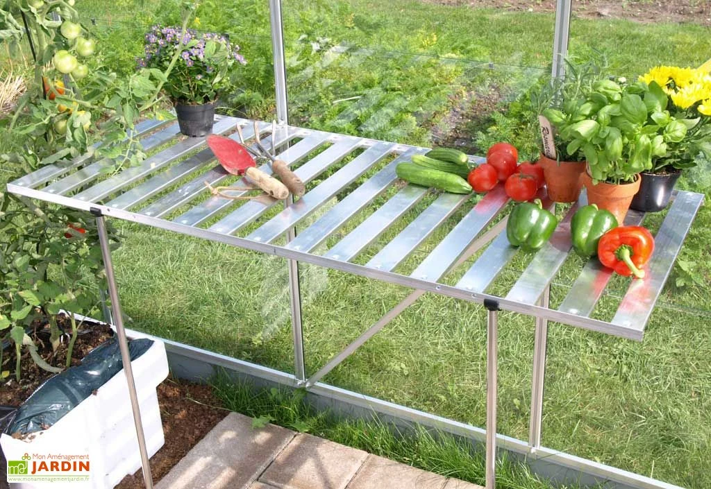 Table Rabattable - Aluminium Laqué Vert 3 Table Rabattable - Aluminium Laqué Vert