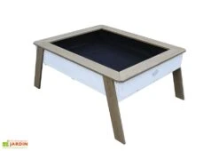 Axi Table De Culture En Bois De Hemlock - 110 X 93 X 50 Cm -Outils De Jardinage table culture bois hemlock blanc