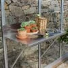 Table De Rempotage En Aluminium Pour Serre Lams – 80 X 50 Cm -Outils De Jardinage table de rempotage aluminium 1