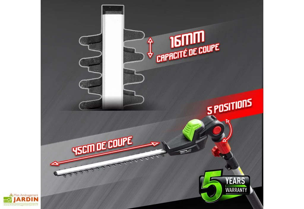Taille Haie Sur Perche Sans Fil PowerShared 20V - Sans Batterie 5 Taille Haie Sur Perche Sans Fil PowerShared 20V - Sans Batterie – Image 3