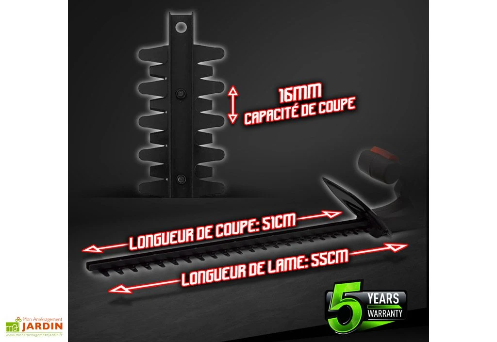 Taille Haie Sans Fil PowerShared 20V - Sans Batterie 5 Taille Haie Sans Fil PowerShared 20V - Sans Batterie – Image 3